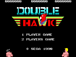 Double Hawk Title Screen